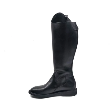 Riding Boots Berkuda Wanita Apriani Black Cow Leather