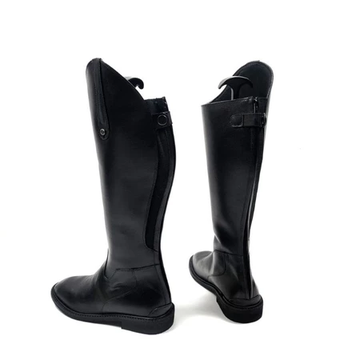 Riding Boots Berkuda Wanita Apriani Black Cow Leather