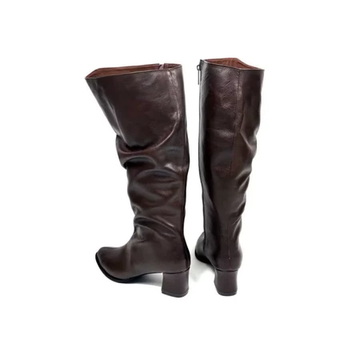 Knee High Boots Wanita Ellison Dark Brown