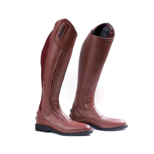 Riding Boots Wanita Sculptor Maroon Leather