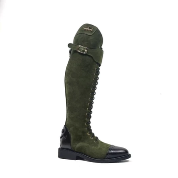 Riding Boots Wanita Guinevere Scarosso Nubbuck Leather