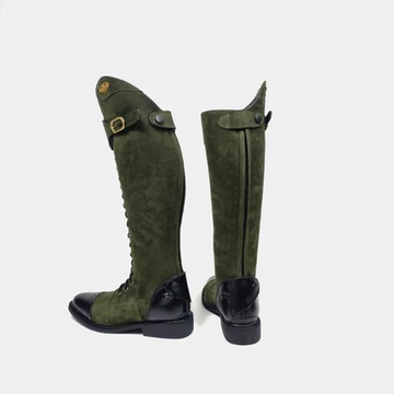 Riding Boots Wanita Guinevere Scarosso Nubbuck Leather