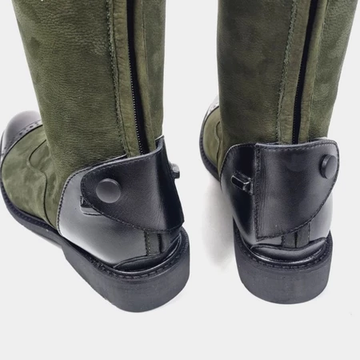Riding Boots Wanita Guinevere Scarosso Nubbuck Leather