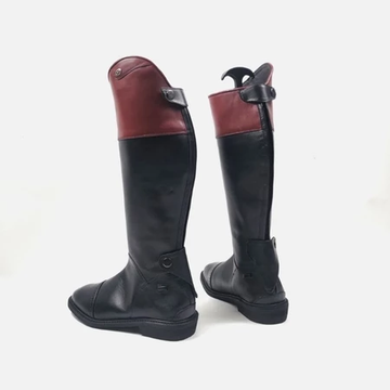 Riding Boots Wanita Cairo Zip Black Cow Leather