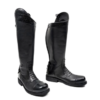 Riding Boots Wanita Black List Croco Cow Leather