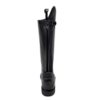 Riding Boots Wanita Black List Croco Cow Leather