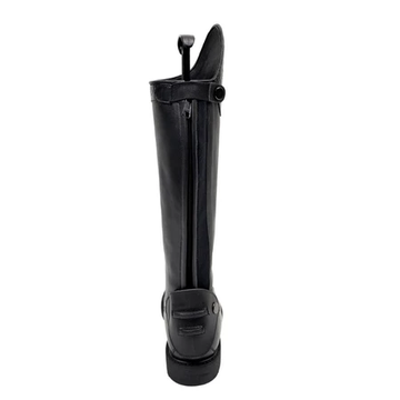 Riding Boots Wanita Black List Croco Cow Leather