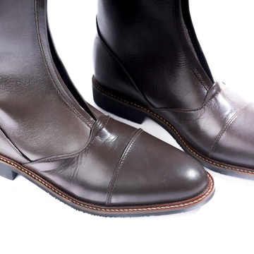 Screenshot 2026-07-11 at 11-21-21 M&T - Sepatu Boots Berkuda Wanita Retro Gross Dark Brown Leather Shopee Indonesia Riding Boots Wanita Retro Gross Dark Brown Leather