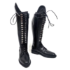 Riding Boots Wanita Polly Black Leather