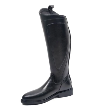 Riding Boots Uranus Zip Black Leather