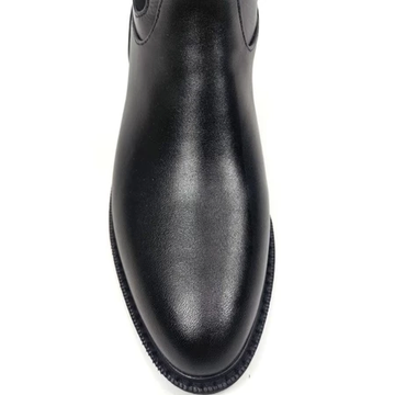 Riding Boots Uranus Zip Black Leather
